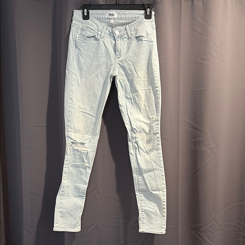 PAIGE Sky Blue Denim Jeans